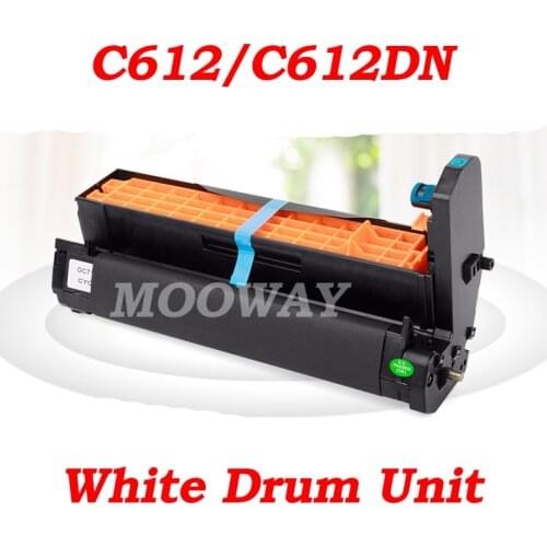 Compatible white powder drum unit for OKI C612 C612n C612dn white drum unit