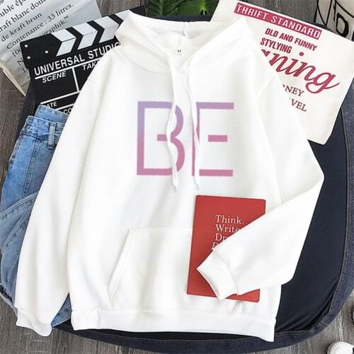 2020 New Kpop BE Euphoria Letter Unisex Hoodie Oversized Sweatshirt