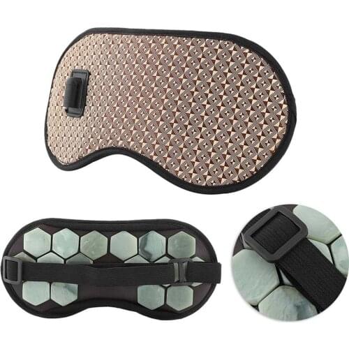 Tourmaline germanium eye mask jade eye mask tourmaline magnetic therapy health eye mask shading sleep eye mask