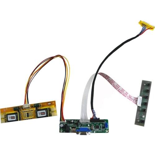 V.M70A VGA LCD Controller Board Kit For 19inch 1440X900 WXGA+ M190MWW3 R1 R2 R3 2CCFL LVDS Motherboard