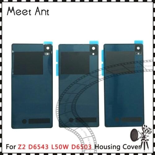 10pcs/lot high quality For Sony Xperia Z2 D6543 L50W D6503 Back Housing Battery Cover Door Rear Cover