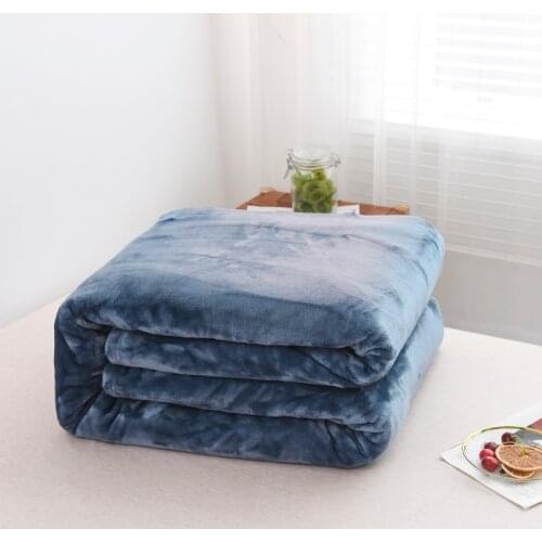 500Gsm Winter Thick Flannel Blankets For Beds Soft Warm Fluffy Mink Throw Bedspread Large Heavy Coral Fleece Blankets