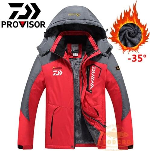 2022 DAWA Keep Warm Fishing Clothing Fishing Jacket Waterproof Fishing Coat Mans Windproof Outdoor Sport Jacket Cycling Jacket