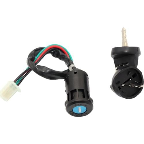 4 Wire Ignition Key Switch 50cc 110cc 125cc 250cc PIT Quad Dirt Bike ATV