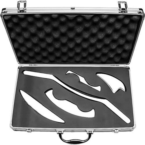 5Pcs Medical Stainless Steel Gua Sha Scraper Physical Therapy Fascia Knife Myofascial Release IASTM Tools Physiotherapy Knife Y