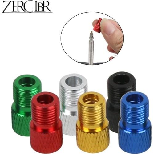 Road bike fixed gear bicycle mountain bike bicycle gas nozzle adapters presta valve convert to schrader valve