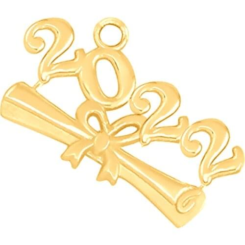 Jewelry Making Accessory DIY Graduate School Diploma Class Of 2022 Charm Number 2022 Pendant
