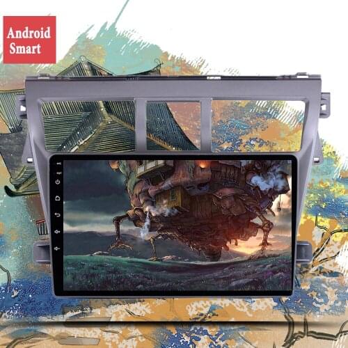 Deckless GPS Auto Stereo 9" Car Radio For 2007 2008 2009 2010 2011 2012 Toyota VIOS Yaris Android 10 Multimedia Player Head Unit