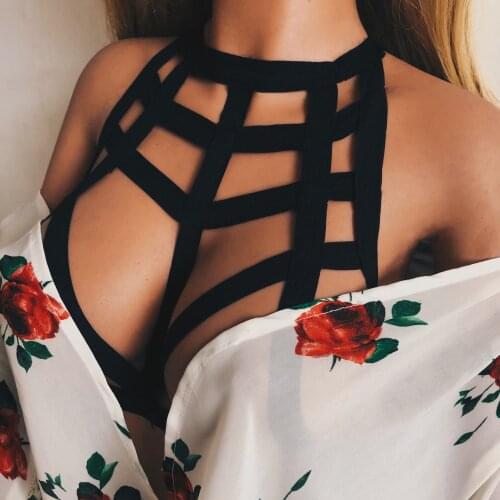 B0006 Women Clothes AAll-match Bandage Underwear Top Fashion Sexy inside Elastic Band Bra
