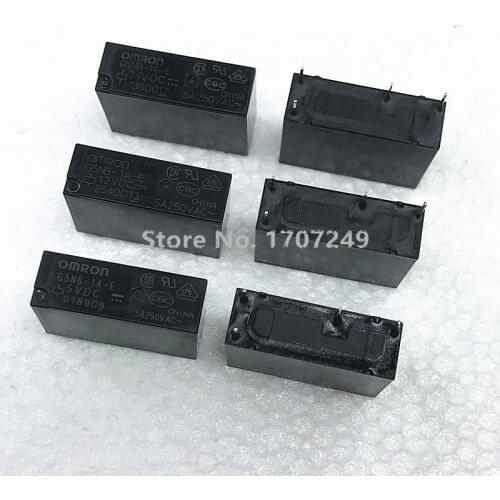 Free shipping 10Pcs original G5NB-1A-E-5V G5NB-1A-E-12V G5NB-1A-E-24V G5NB-1A-E G5NB 1A E 5VDC 12VDC 24VDC 5A250VAC 4Pin relay