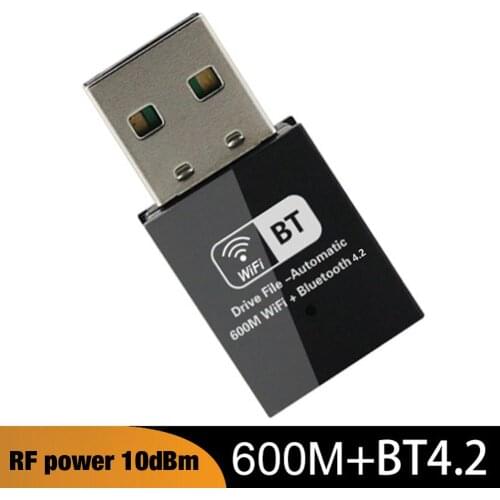 600Mbps Wireless USB Wifi Adapter Receiver 2.4+5 Ghz USB WIFI Dongle Wireless Network Card For PC Desktop Laptop Wi-fi