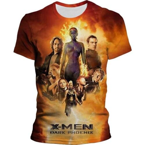 X-Men Dark Phoenix T Shirt Men Women Summer T-Shirt 2021 Fighting Streetwear Tee Short Sleeve 3D Print Children Tshirt Homme
