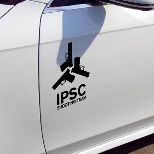 Ipsc gun vinyl car decal stickers for Trucks SUV body decor