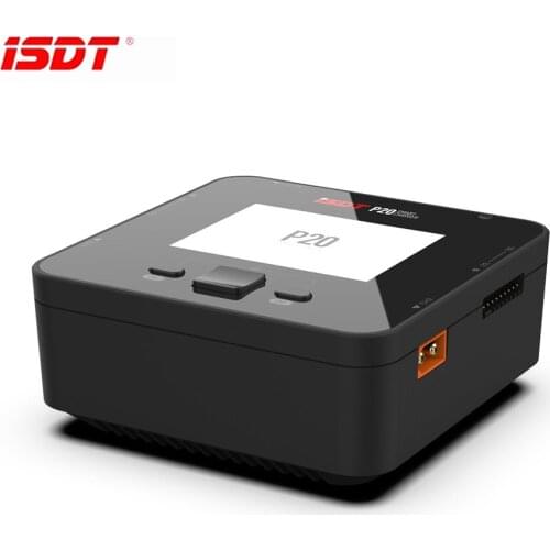 ISDT P20 500WX2 20Ax2 DC Dual Channel Smart Battery Balance Charger for LiPo LiHV Rc 1-8S Lipo Battery RC Models Battery Tool
