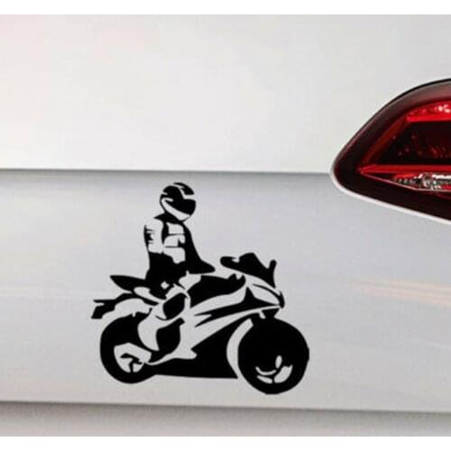 Motorcycle Vinyl Decals Car Window Laptop Sticker Biker Sticker Motorsport Motorcycle Biker