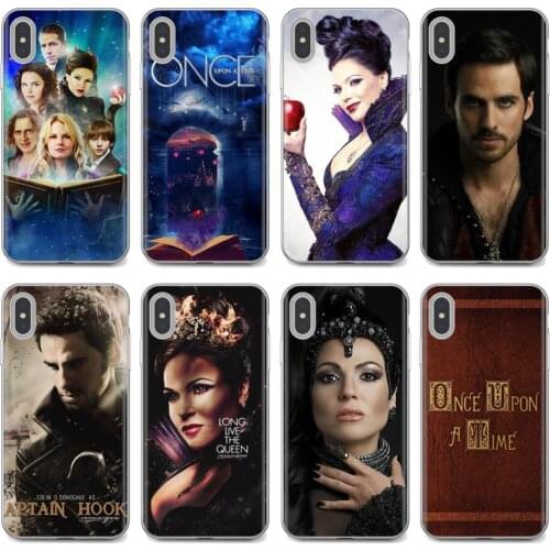 Soft Skin Cover For iPhone iPod Touch 11 12 Pro 4 4S 5 5S SE 5C 6 6S 7 8 X XR XS Plus Max 2020 Once Upon A Time Book TV Print