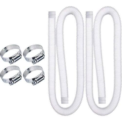 Swimming Pool Filter Pump Hose Metal Clamp Replacement Accessory for Intex 330 GPH, 530 GPH, and 1,000 GPH