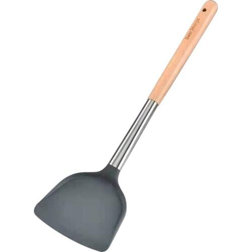 Food-grade non-stick cooking spatula for high temperature resistant and non-injury kitchenware silicone cooking spatula