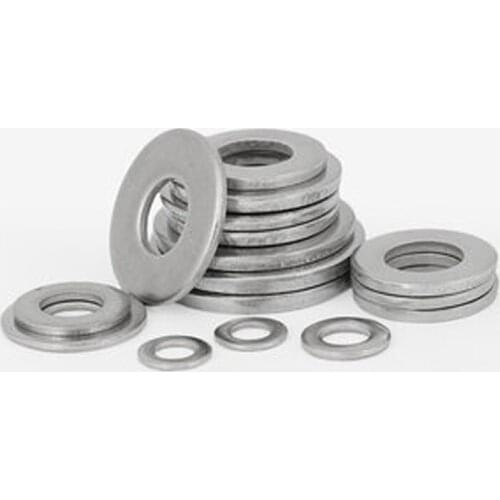 2Pcs M16 Stainless Steel 304 Flat Washers Meson Thin Washer Increase Round Gaskets Gasket 28mm-50mm OD 2mm-6mm thick