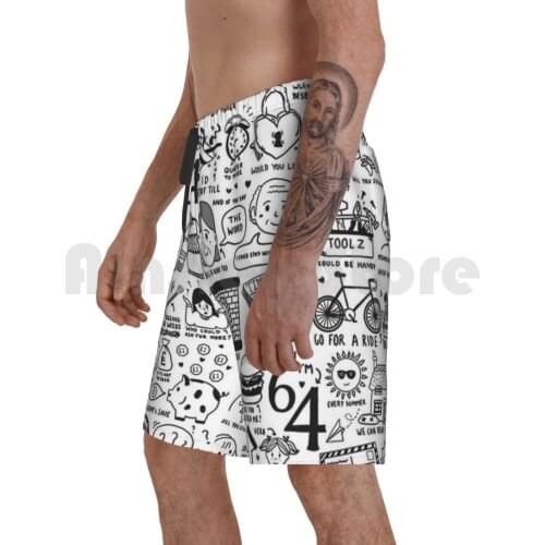 When I’m Sixty Four Beach Shorts Men Beach Pants Swim Trunks Stg Peppers 64 Sixty Four Music