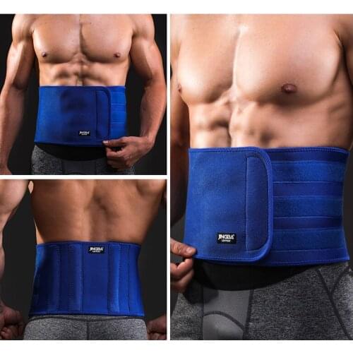 JINGBA SUPPORT Lumbar Spine Waist Support Protector Neoprene Adjustable Waist Trainer Men Waist Trimmer Factory Drop shipping