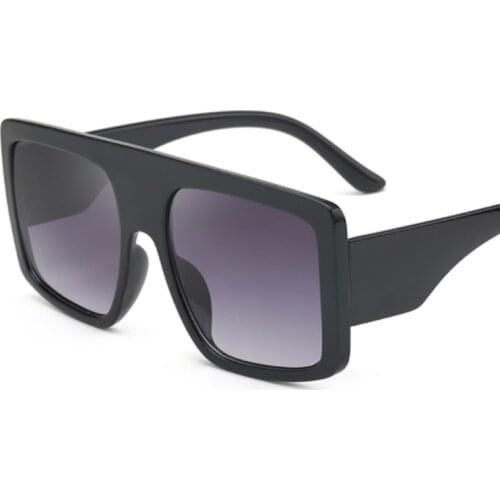 Vintage Big Frame Sunglasses Women Luxury Oversized Gradient Sun Glasses Shades Female Fashion Brand Designer One Piece Oculos