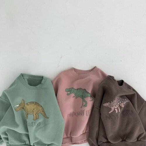 Winter Top boys and girls Lovely Dinosaur Plush Comfortable Pullover Sweater