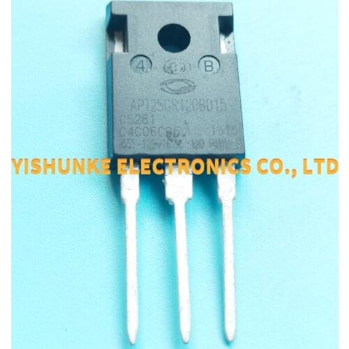 10PCS APT25GR120BD15 TO-247 IGBT TRANSISTOR 25A 1200V