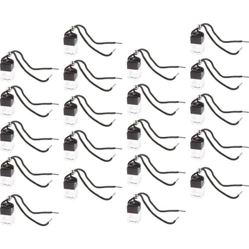 20pcs Perfume Diffuser Bottle Pendant Hanger Car Hanging Ornament Car Bedroom Decor