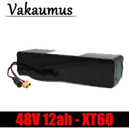Vakaumus 48V Battery 13S 3P 18650 Lithium Ion Battery Pack 48V 12AH Electric Bike Battery For 250W 500W 350W Motor With 15 A BMS