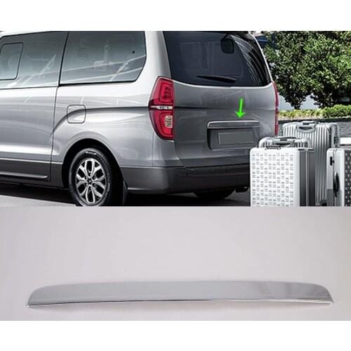 For Starex Accessories Tail Gate Trim Rear Trunk Streamer Door Molding Tailgate Strip Car Covers For Hyundai H-1/Grand Starex