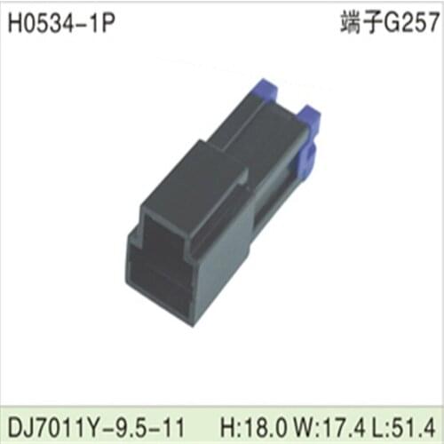 Free shipping 500pcs DJ7011Y-9.5-11 9.5mm 1Pin AMP Car Electrical Wire Connectors for AUdi,VW，BMW，Honda，Toyota，Ford，Mitsubishi