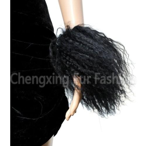 FREE SHIPPING CX-A-47 Cute And Lovely Mongolian Lamb Fur Fur Cuff Bracelet Hot Selling