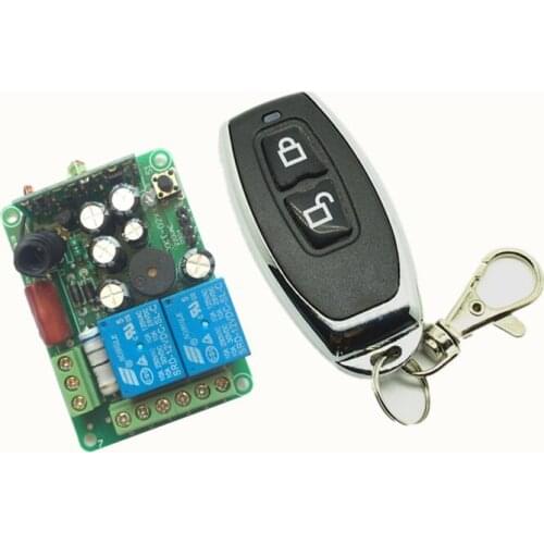 AC220V 10A 2CH 315MHz/433MHZ Wireless RF Remote Control Switch teleswitch 1Transmitter+ 1*Receiver