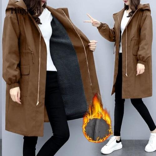 Hugrich Women's Insulated Trench Coats
