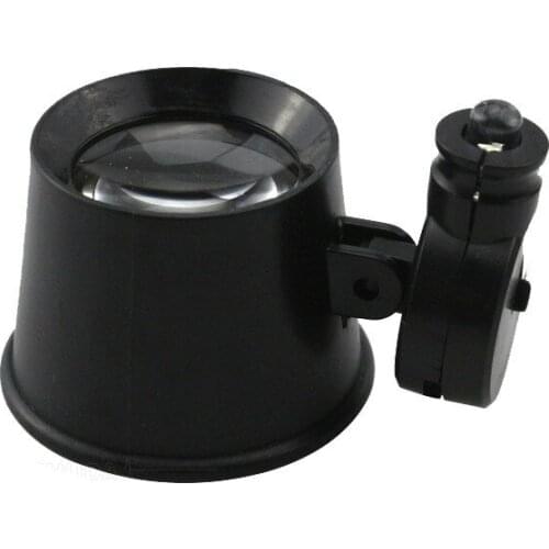 Eyepiece Type Lighting Reading Magnifier for Close Watch Repair with One Led for Work