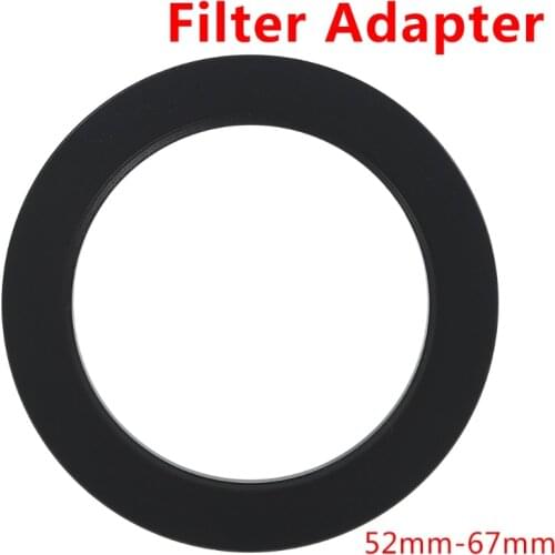 Metal 52mm-67mm Step Up Filter Ring 52-67 mm 52 to 67 Stepping Adapter