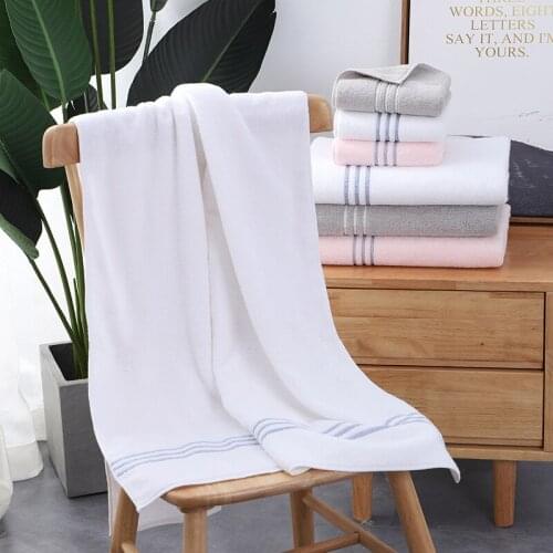 New 100% Cotton Bath Towel Set for Bathroom 2 Hand Face Towels 1 Bath Towel for Adult Terry Travel Sport Hotel Men Towel