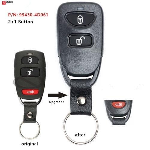 Keyecu New Upgraded Remote Key Fob for Kia Sorento Forte Cerato Spectra Optima Rondo P/N: 95430-4D061