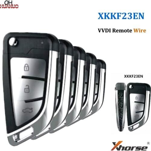 Original XKKF23EN XHORSE Wire Remote Key Knife Style 3 Buttons Work With Xhorse VVDI Key MAX VVDI2 MINI KEY TOOL