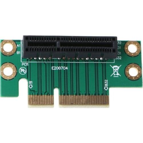 YYDS PCI Express PCI-E 4X Adapter Riser Card 90 Degree Right Angle Riser Converter Card for 1U/2U Server Chassis