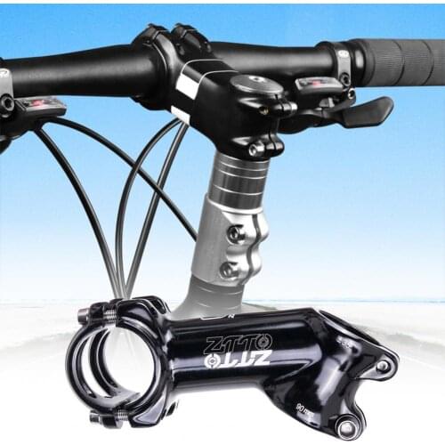 ZTTO bicycle handlebar stand ±35 degrees 70/90/110 mm CNC polished aluminum alloy self-bike standpipe, bicycle accessories