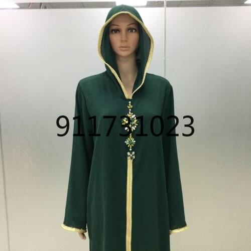 Ramadan Eid Abaya Dubai Turkey Robe Longue Djellaba Femme Hijab Muslim Long Dress Abayas Arabic Dresses For Women Islam Kaftan