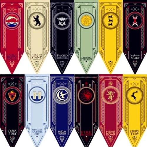 Stark flag Families Home Decor Wolf Dragon Banner decorate A Song of Ice and Fire