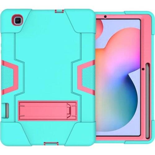 Tab S6 Lite 10.4 P610 P615 Cover Heavy Duty Rugged Shockproof Kids Safe Stand Case For Samsung Tab S6 10.4 SM-P610 SM-P615 #R