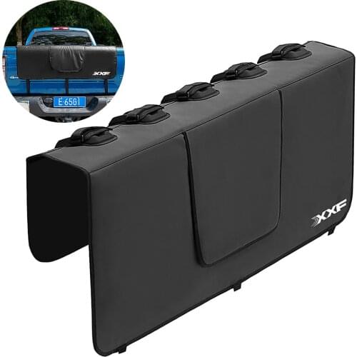 Bicycle Accessories Tailgate Cover Protection Pad Mountain Bike Pick-up Pad with Bike Frame Fixing Straps and Tool Pockets