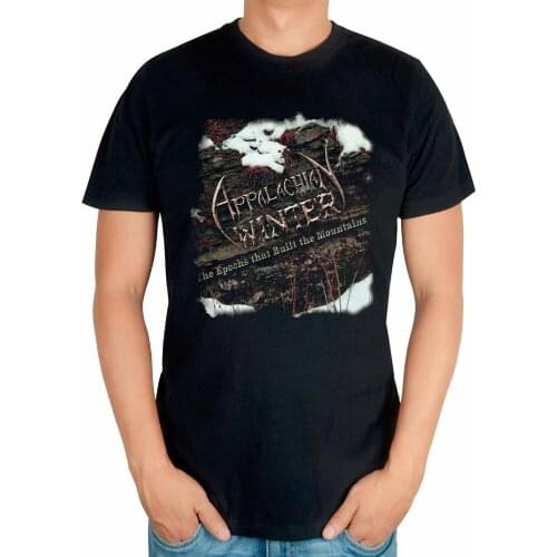 Appalachian Winter Punk Rock Band men women T shirt 3D mma fitness 100%Cotton Heavy Black Metal print XXXL