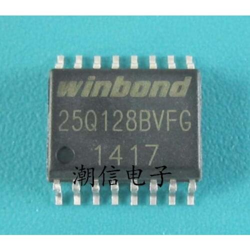10cps 25Q128BVFG W25Q128BVFIG 16M