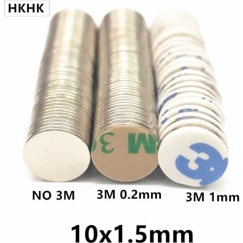 10x1.5 Neodymium Magnet 10mm x 1.5mm N42 NdFeB Round Super Powerful Strong Permanent Magnetic imanes Disc 10x1.5