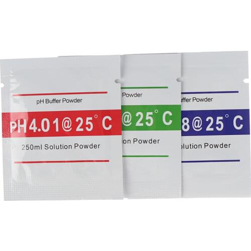 5/15Pcs/lot PH Buffer Powder Measure Calibration Solutionph4.00/ 6.86 /9.18 For Ph Test Meter